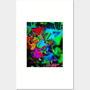 Spring Mood Hippie Abstract Graffiti Posters and Art